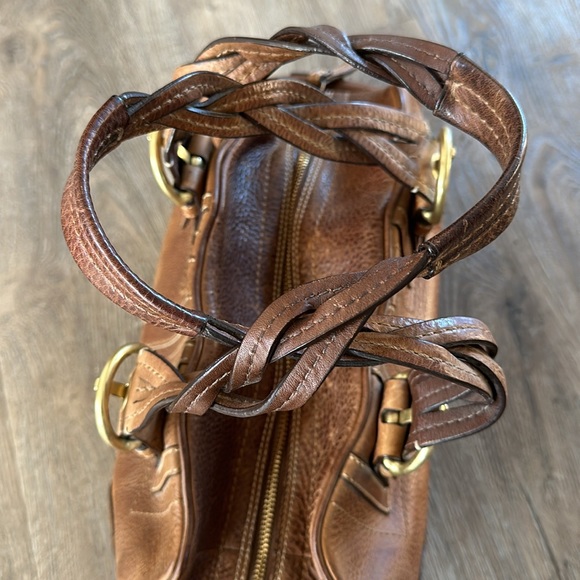 Rustic Leather Coach bag - Picture 9 of 13